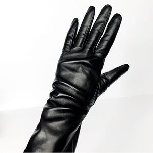 Leather Gloves with Acrylic Lining Size S